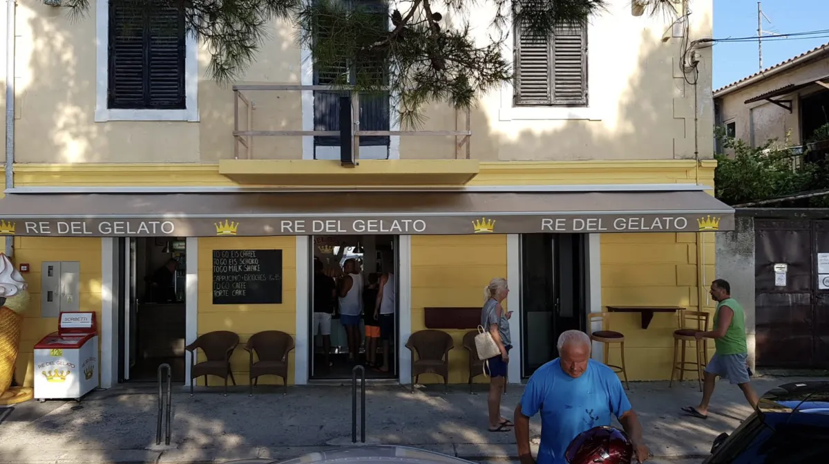 Eisdiele RE DEL GELATO in Fažana, Istrien